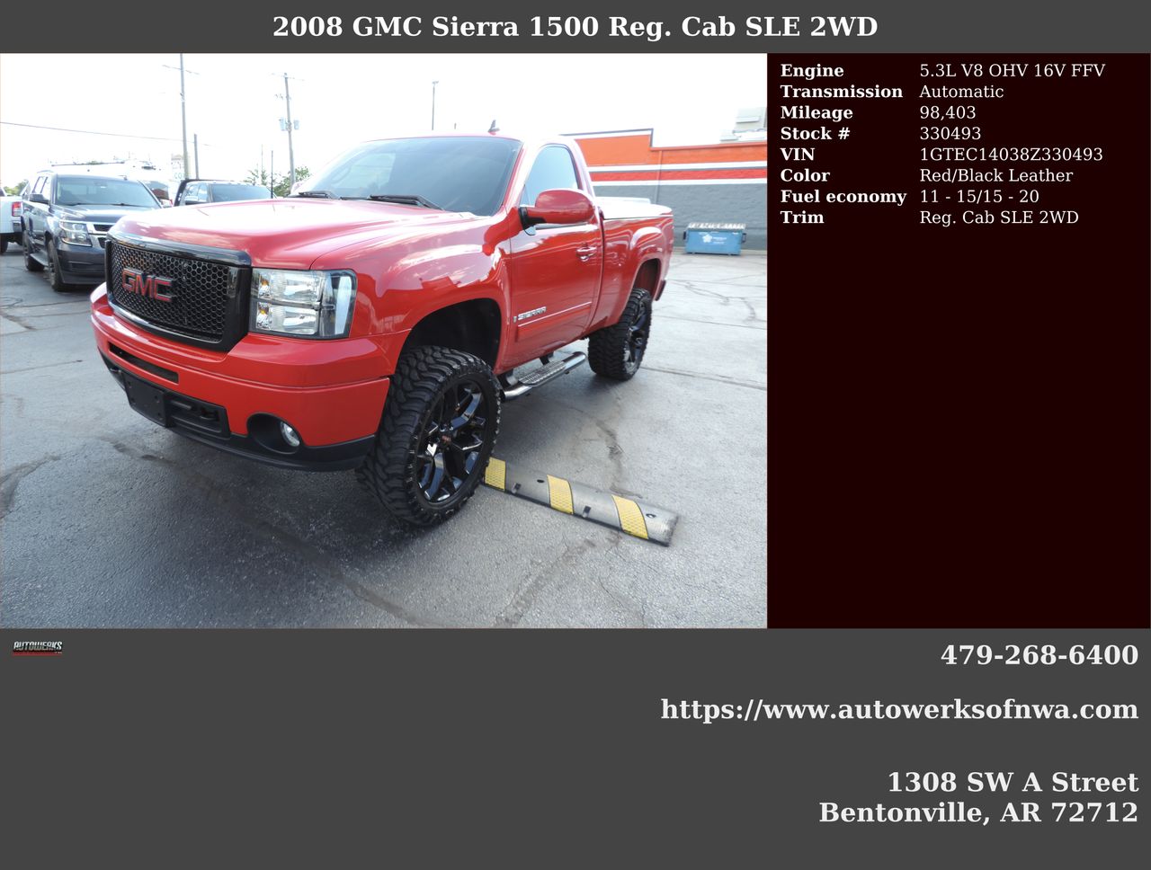 2008 GMC Sierra 2WD Regular Cab Work Truck LWB's photo