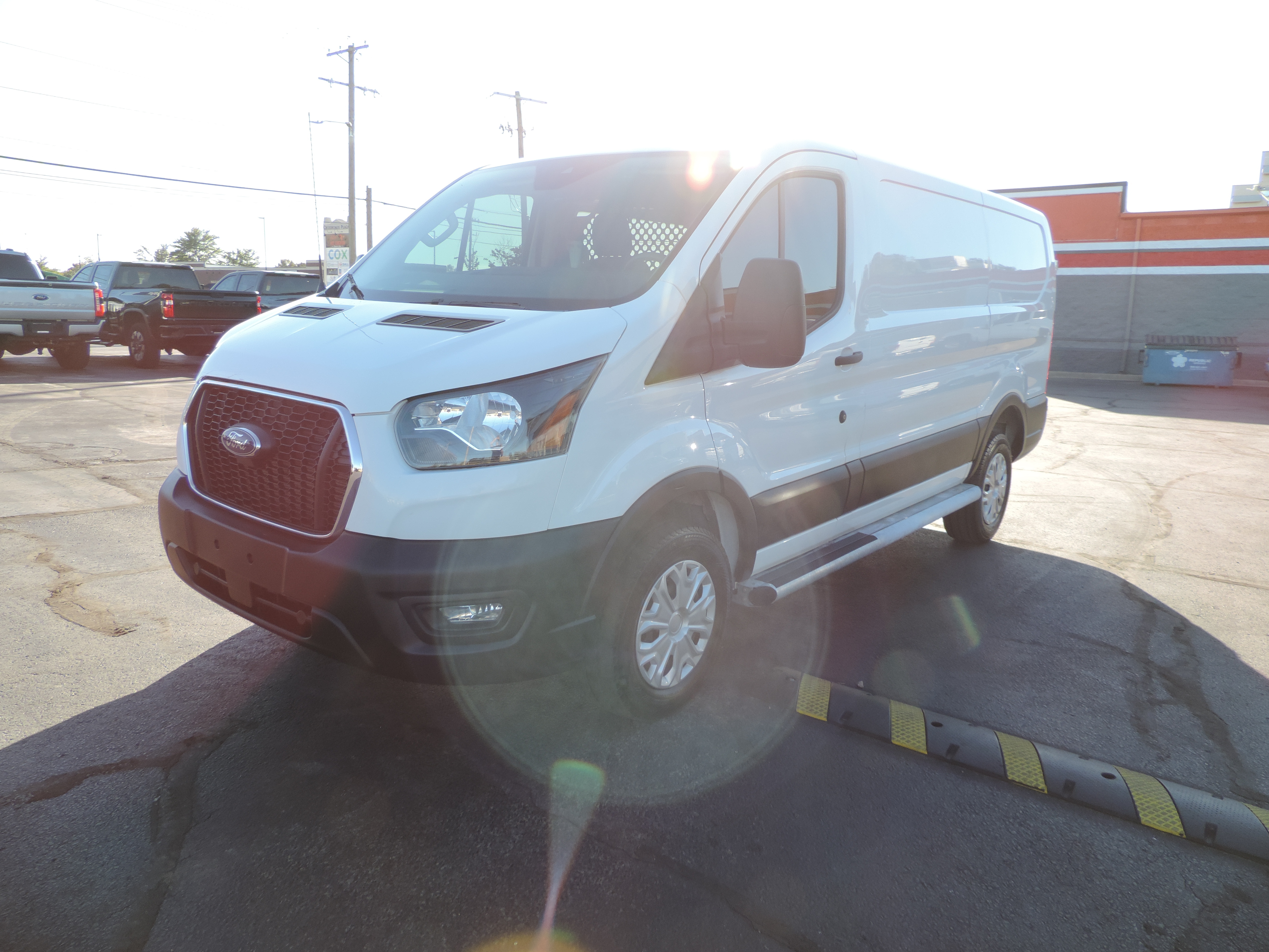 Oxford White 2023 Ford Transit Cargo Van Rear-Wheel Drive Automatic