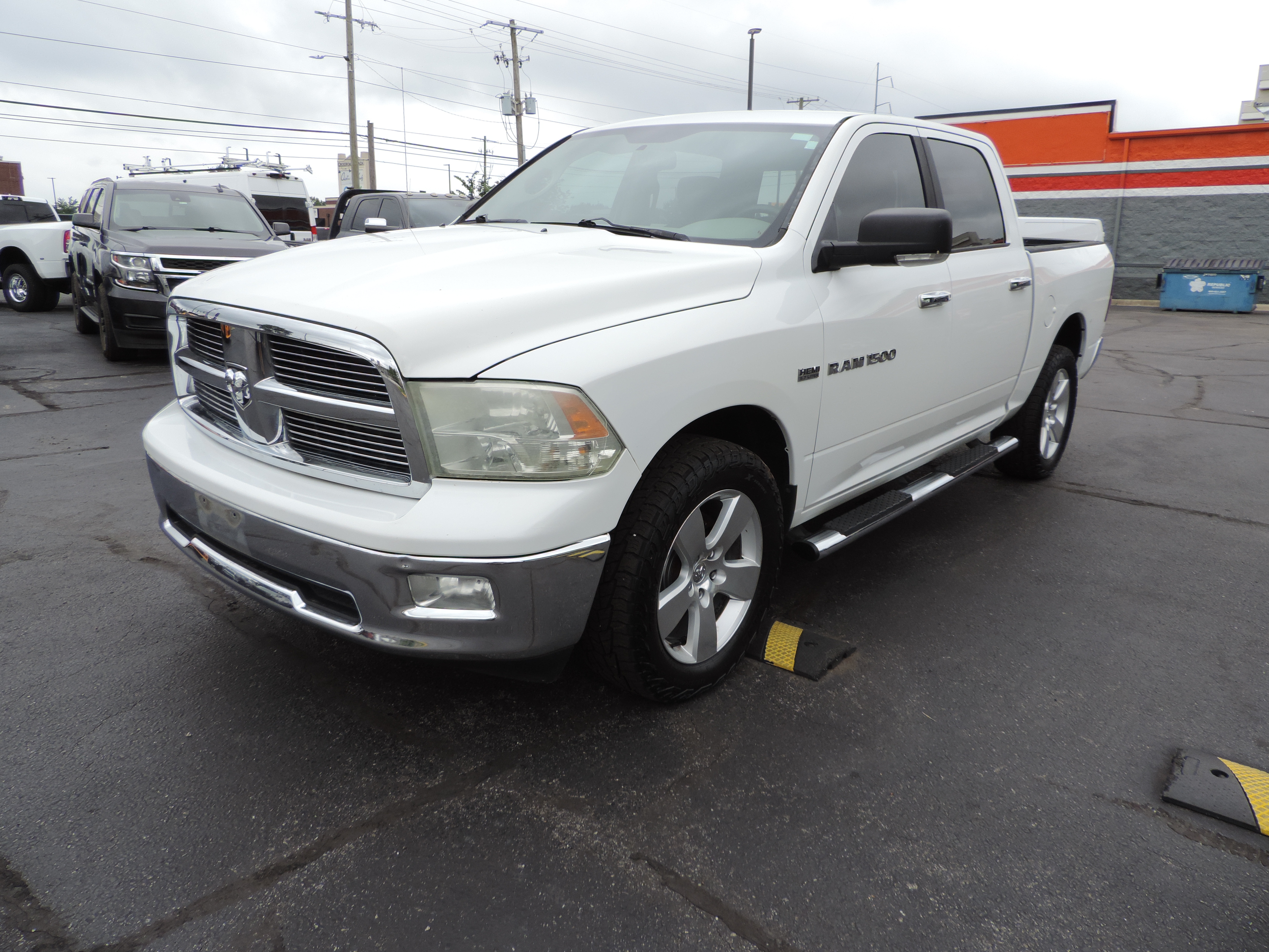 White 2012 RAM 1500 Pickup Truck Four-Wheel Drive Automatic