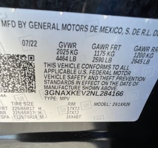 2022 Chevrolet Equinox LT 2WD photo 13
