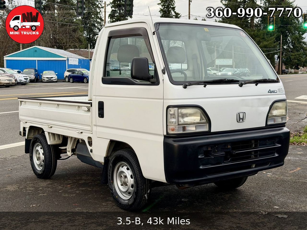 1999 Honda Acty Super Delux RealTime 4WD Mid-Engine, 5MT