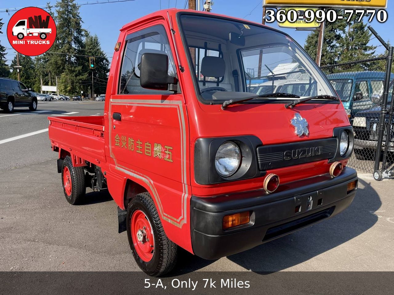 1990 Suzuki Carry Fire 4WD, 2Hi-4Hi,4Lo, 4MT, Like New!