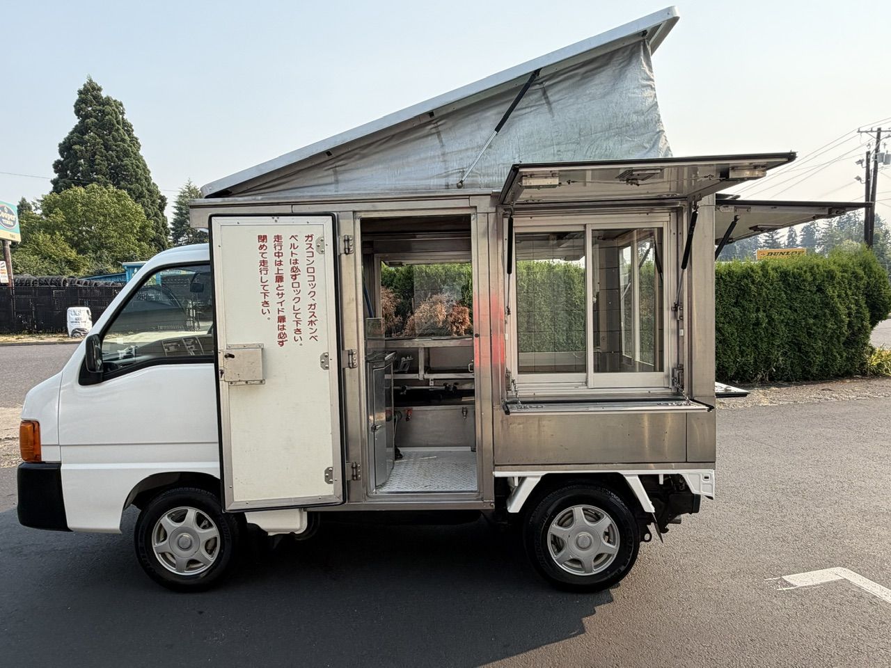 1999 Subaru Sambar EFI 2WD, PS, AC, Airbag, PopTop Food Truck