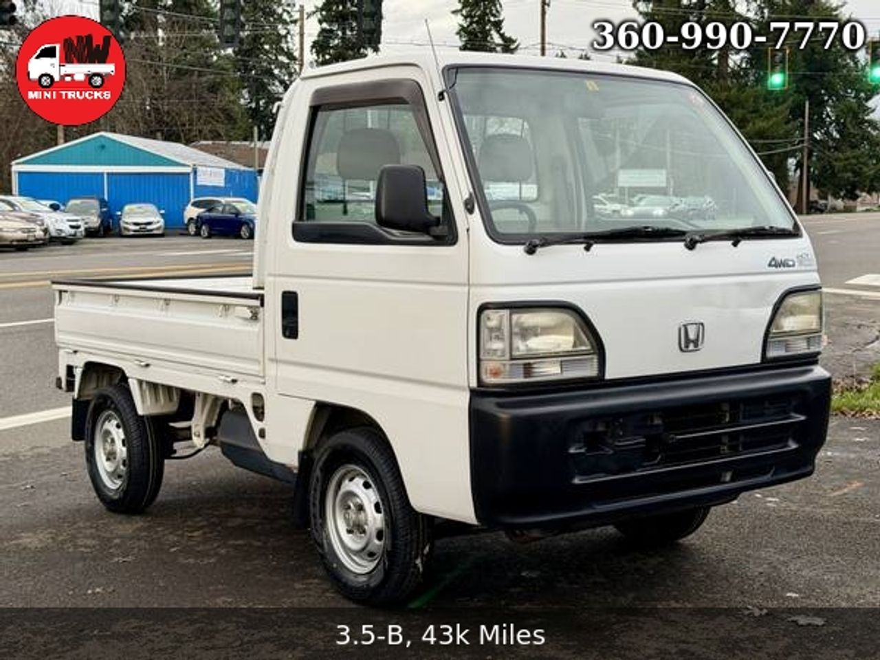 1999 Honda Acty Super Delux RealTime 4WD Mid-Engine, 5MT