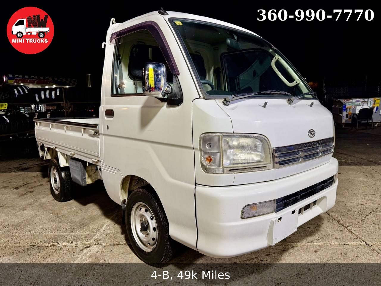 2000 Daihatsu Hi-Jet EFI DLI DOHC 2WD, AC, PS, Automatic, Mint!
