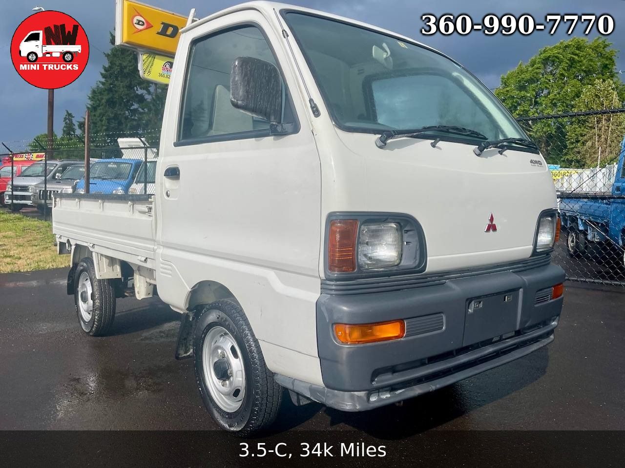1996 Mitsubishi Minicab TD 4WD, 2Hi-4Hi, Automatic