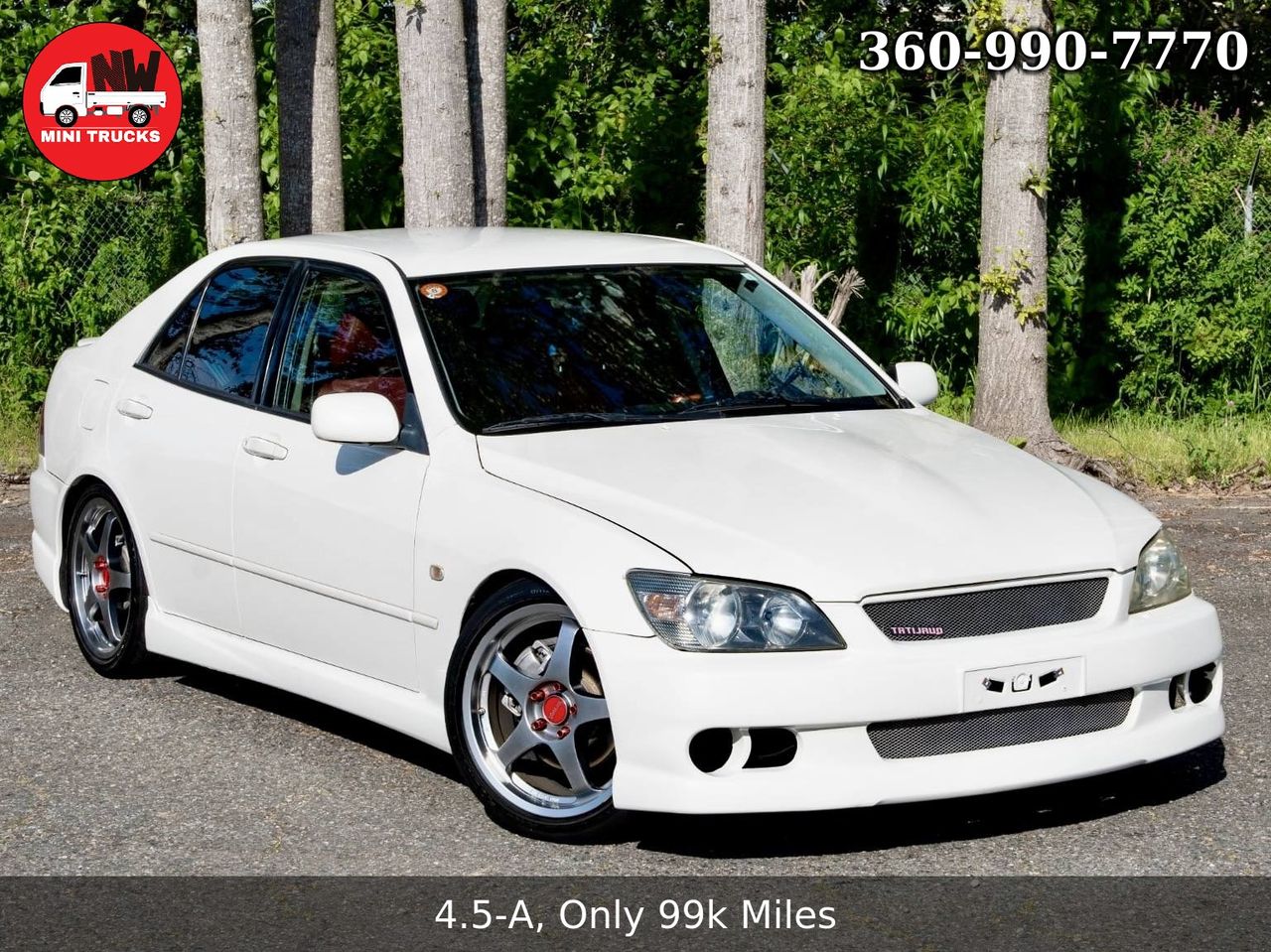 2001 Toyota Altezza  RS200 Qualitat Aero RWD, Red Interior, 6MT