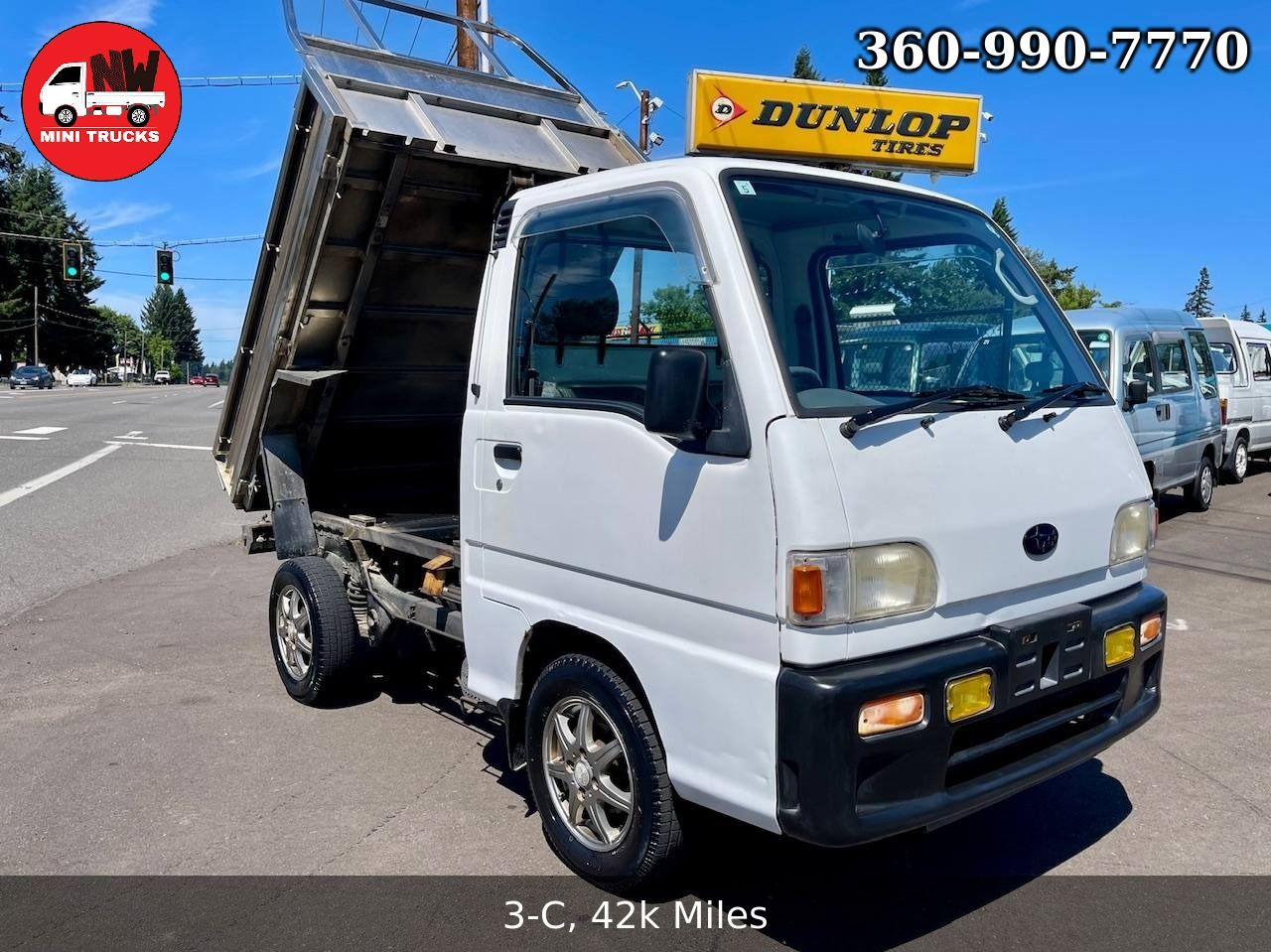 1996 Subaru Sambar SS Dump  4WD, 2Hi-4Hi, 5MT, Diff Lock