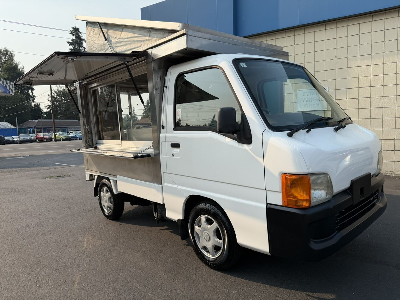 1999 Subaru Sambar EFI 2WD, PS, AC, Airbag, PopTop Food Truck