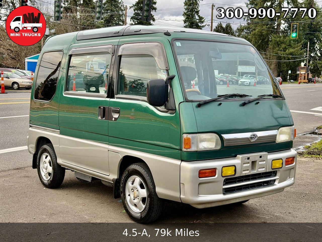1997 Subaru Sambar Dias II  Supercharged Glass Roof 4WD, AC, 5MT