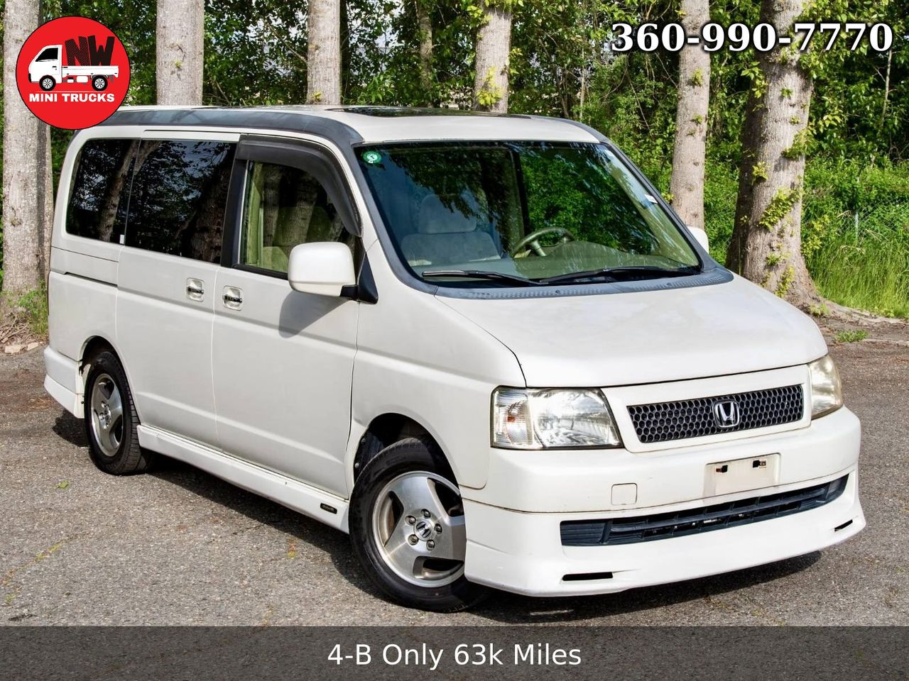 2001 Honda Step Wgn  Modulo Aero Kit Type K FWD, Fully Loaded, Auto