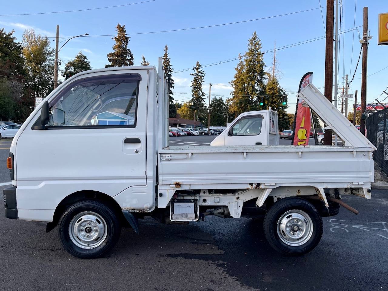 1991 Mitsubishi Minicab SD Dump 4WD, 2Hi-4Hi-4Lo, 4MT, AC, LSD