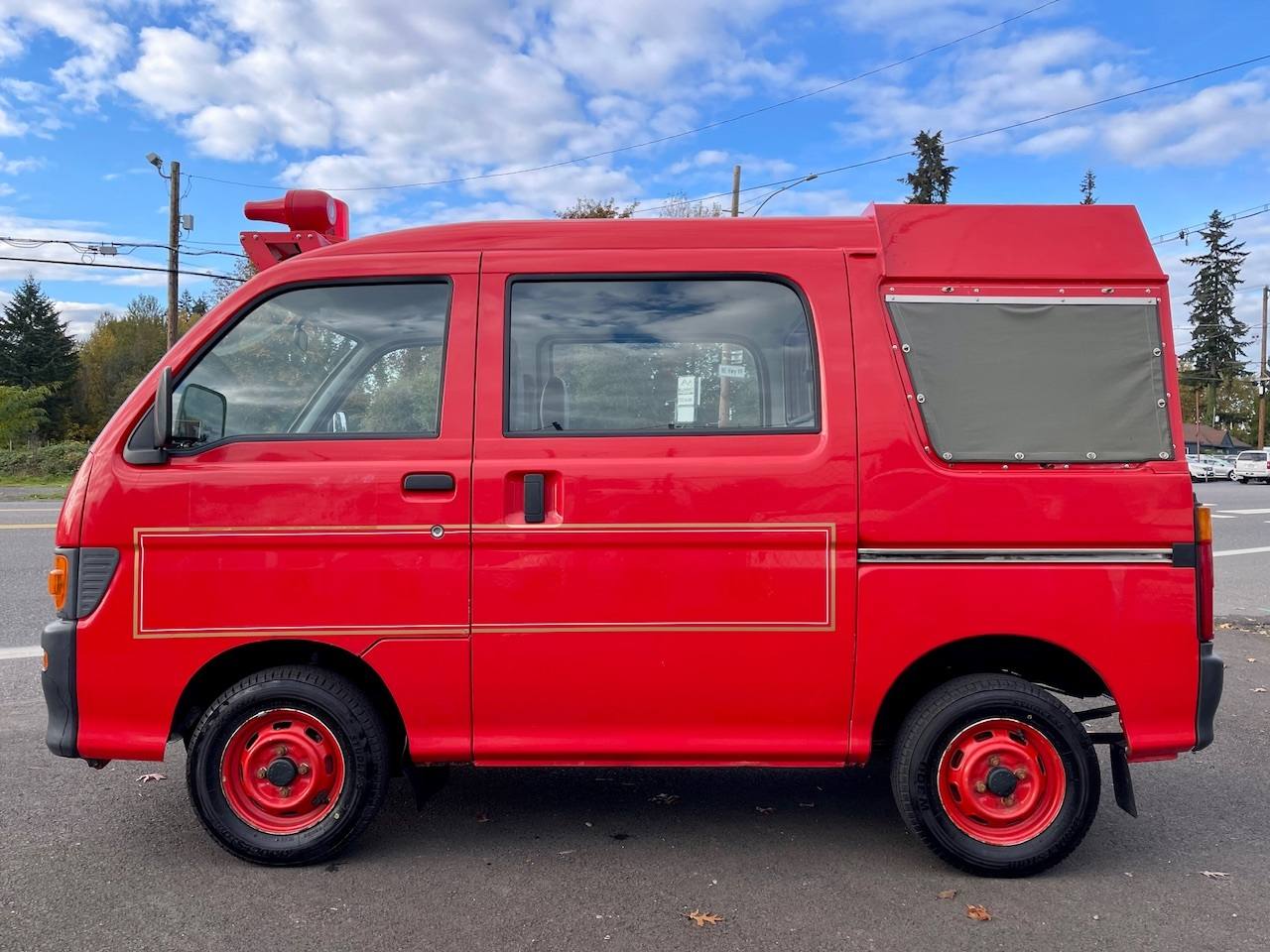 1998 Daihatsu Hi-Jet Fire Deck Van Twincam 12V 4WD, 2Hi-4H, 5MT, Rare!