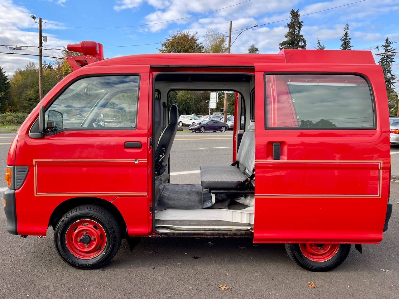 1998 Daihatsu Hi-Jet Fire Deck Van Twincam 12V 4WD, 2Hi-4H, 5MT, Rare!