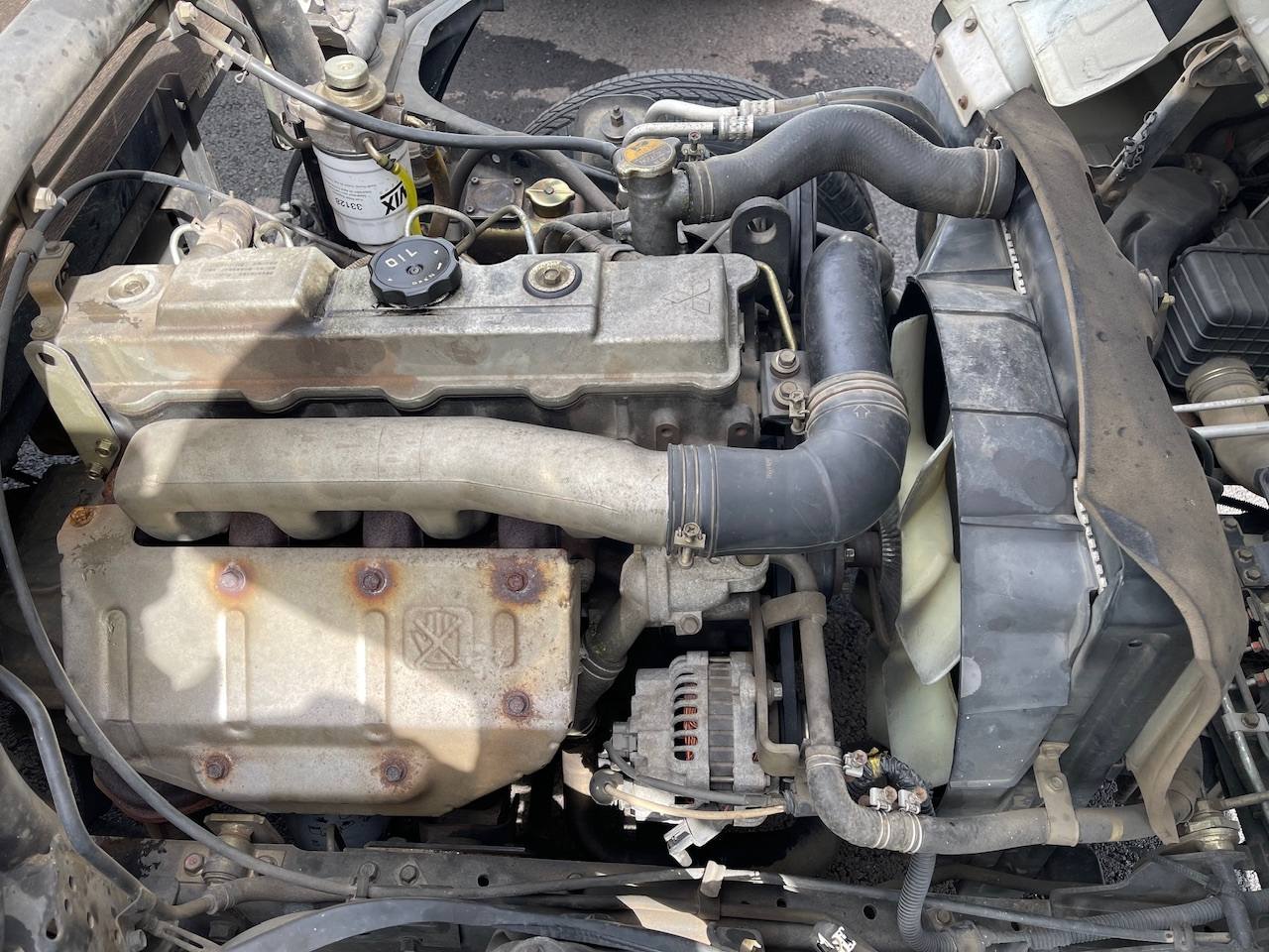 1996 Mitsubishi Canter GUTS Diesel 1.5 Ton Rwd Dually, PW, PS, AC, 5MT
