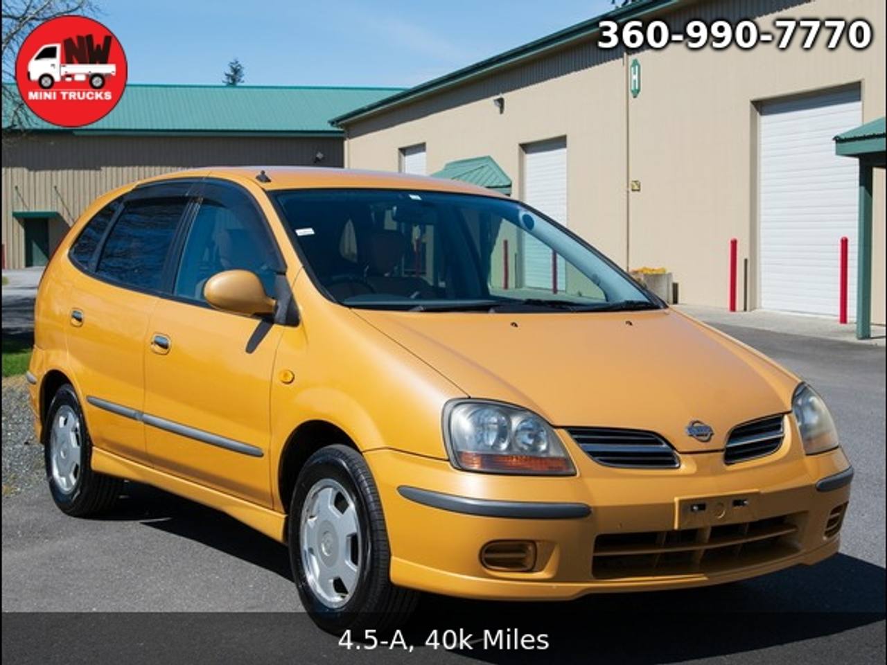 1999 Nissan Tino SR20, FWD, PS, PW, PL, AC, Automatic