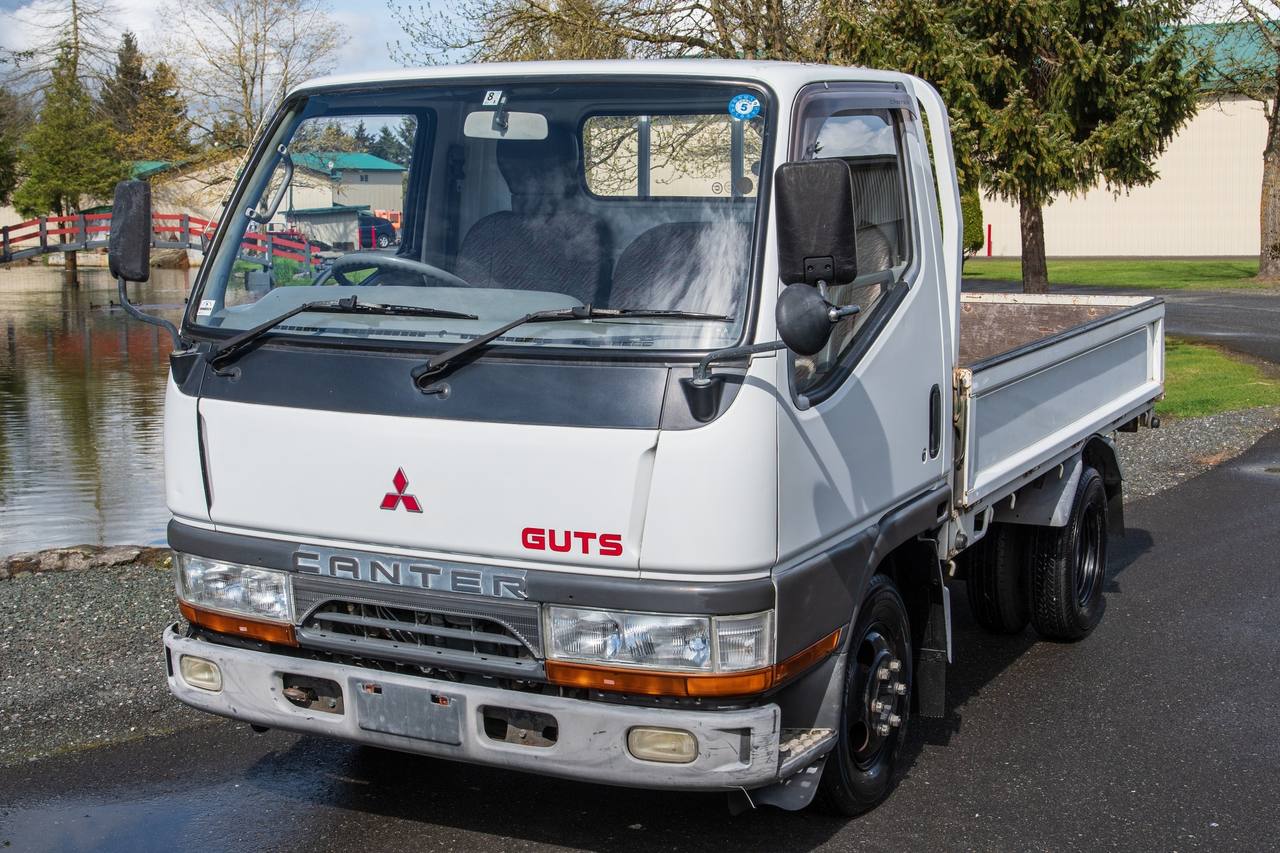 1996 Mitsubishi Canter GUTS Diesel 1.5 Ton Rwd Dually, PW, PS, AC, 5MT