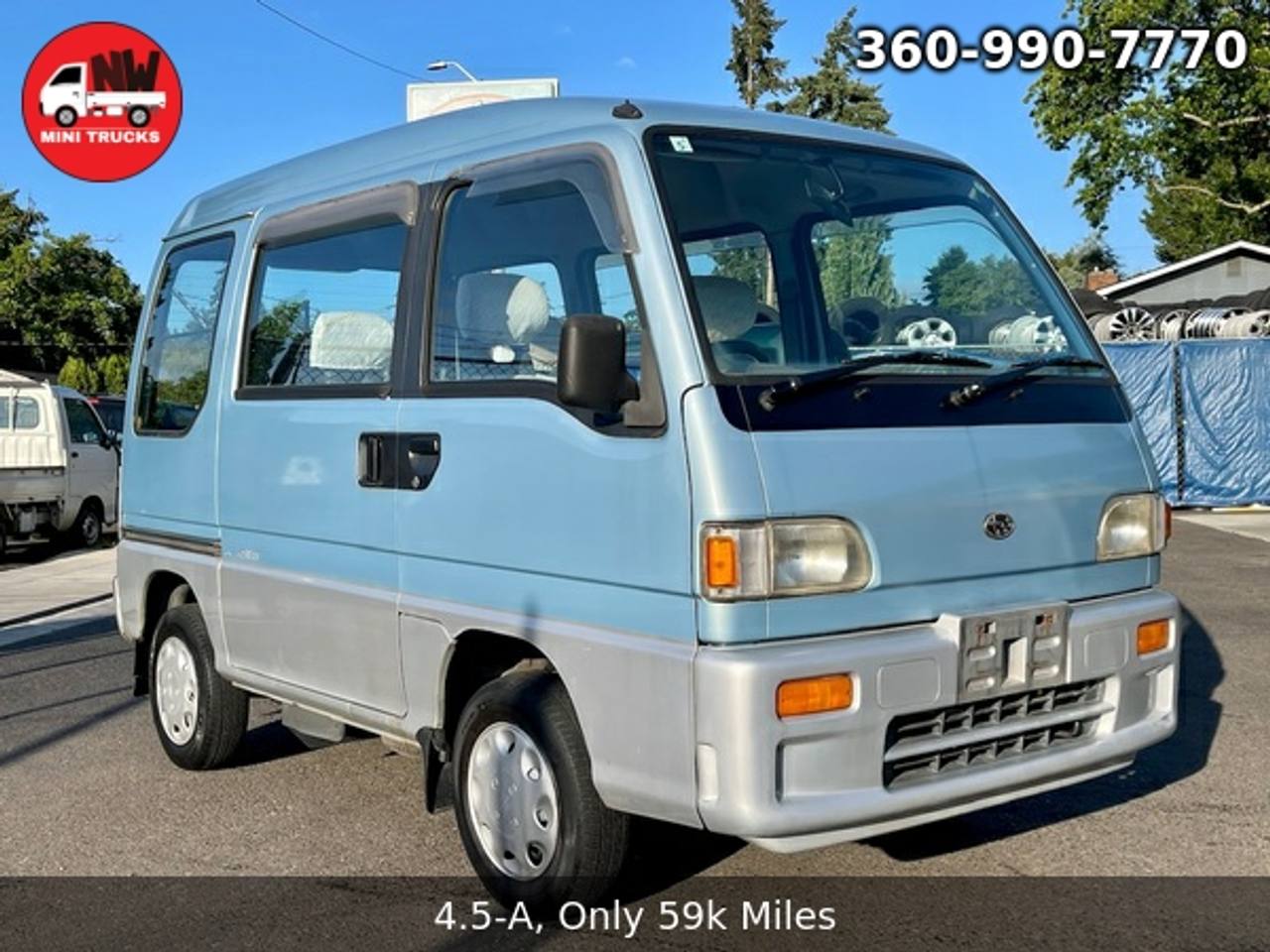 1996 Subaru Sambar Dias S EFI AWD, PS, AC, 5MT, Rare!