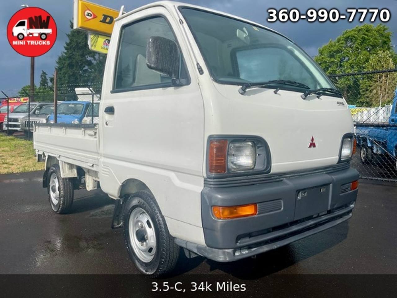 1996 Mitsubishi Minicab TD 4WD, 2Hi-4Hi, Automatic
