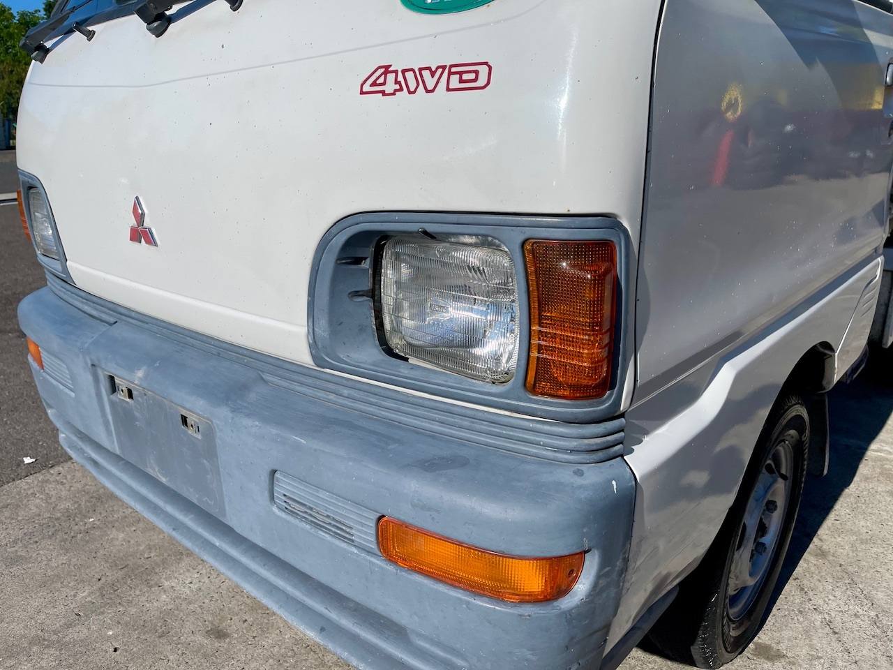 1995 Mitsubishi Minicab SD Dump 4WD, 2Hi-4Hi-4Lo, PS, AC, 5MT, LSD