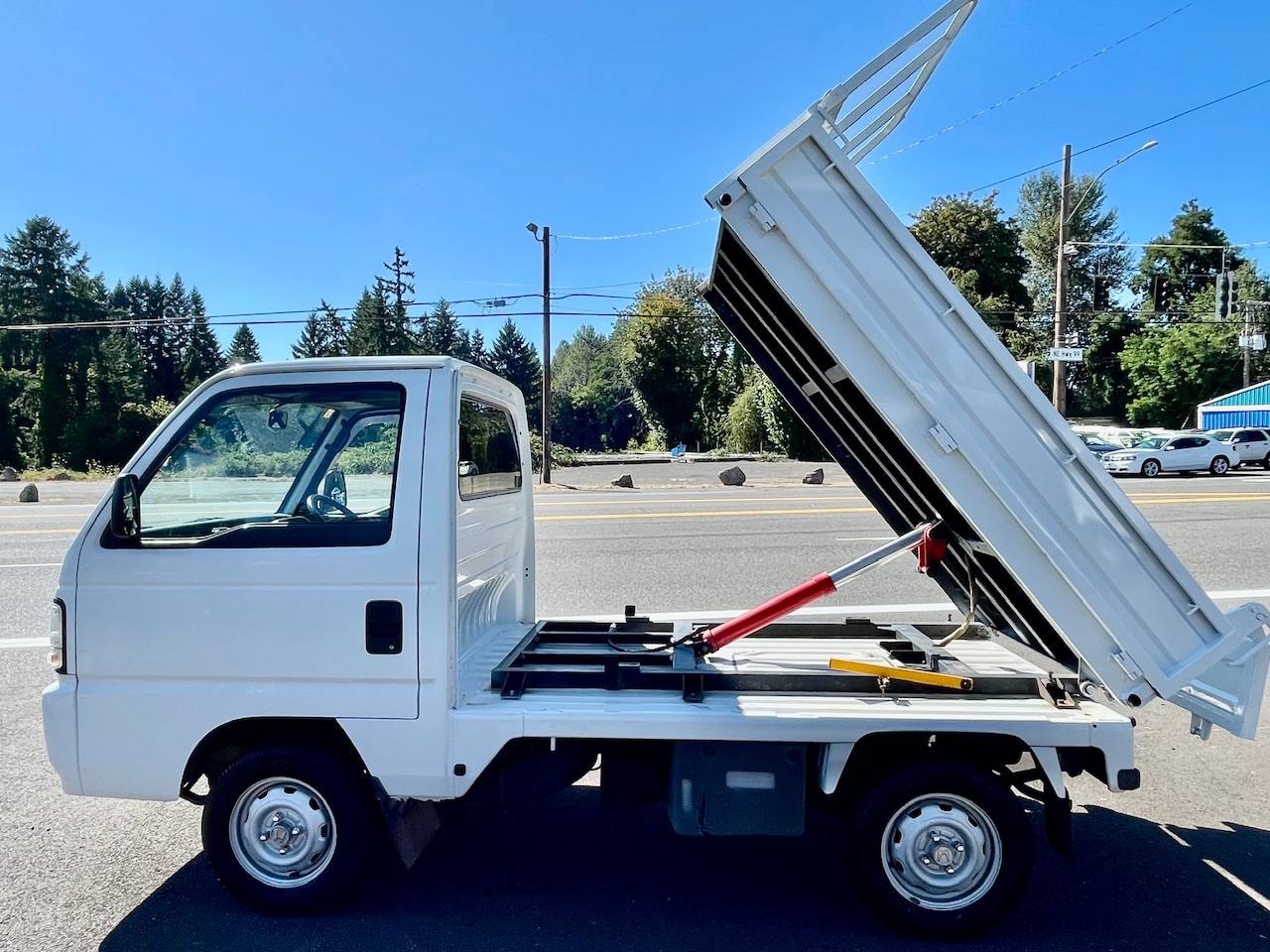 1997 Honda Acty HD Dump Realtime 4WD, Mid Engine, 5MT, AC
