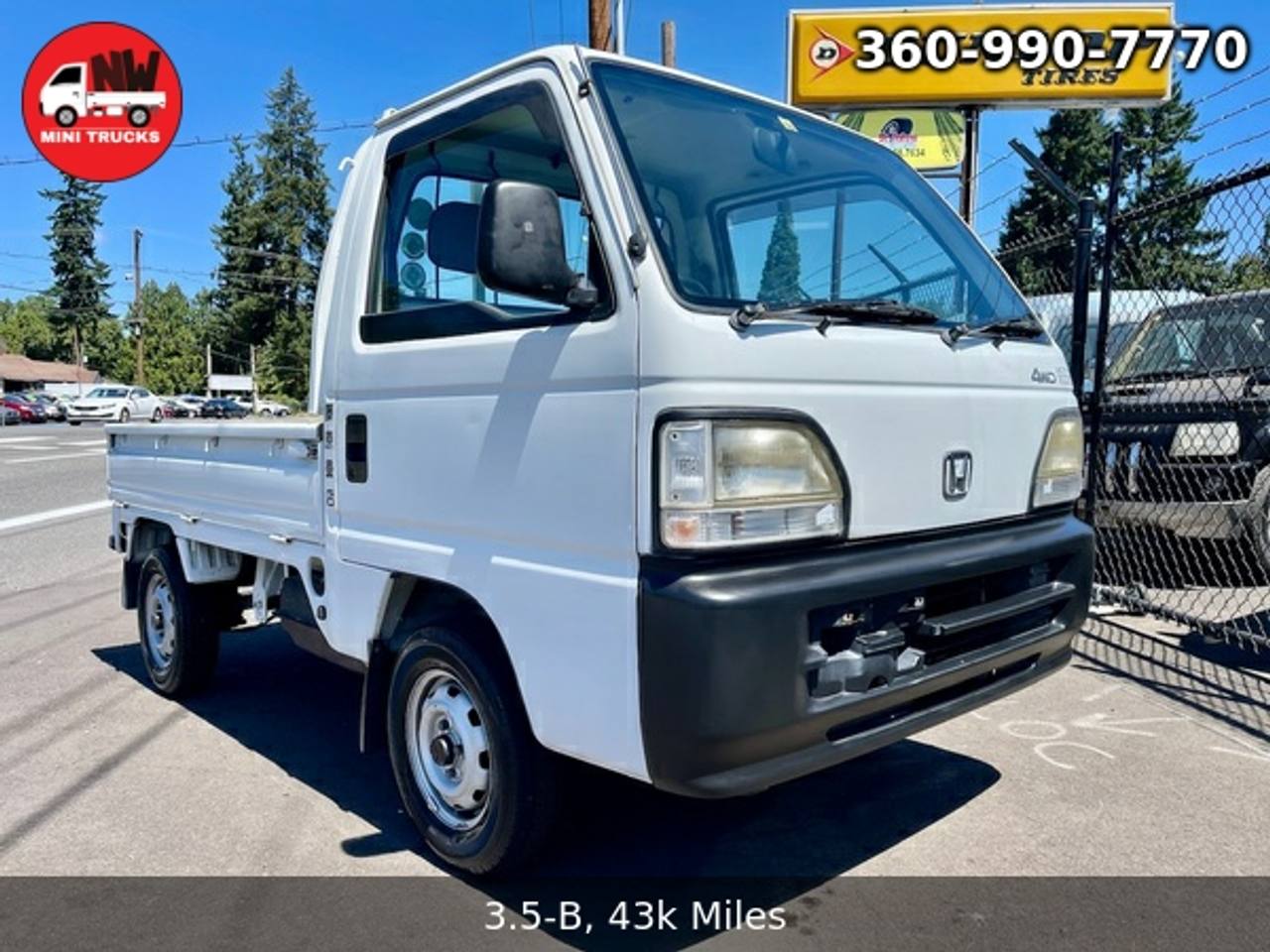 1996 Honda Acty Super Delux Realtime 4WD, Mid Engine, 5MT, AC
