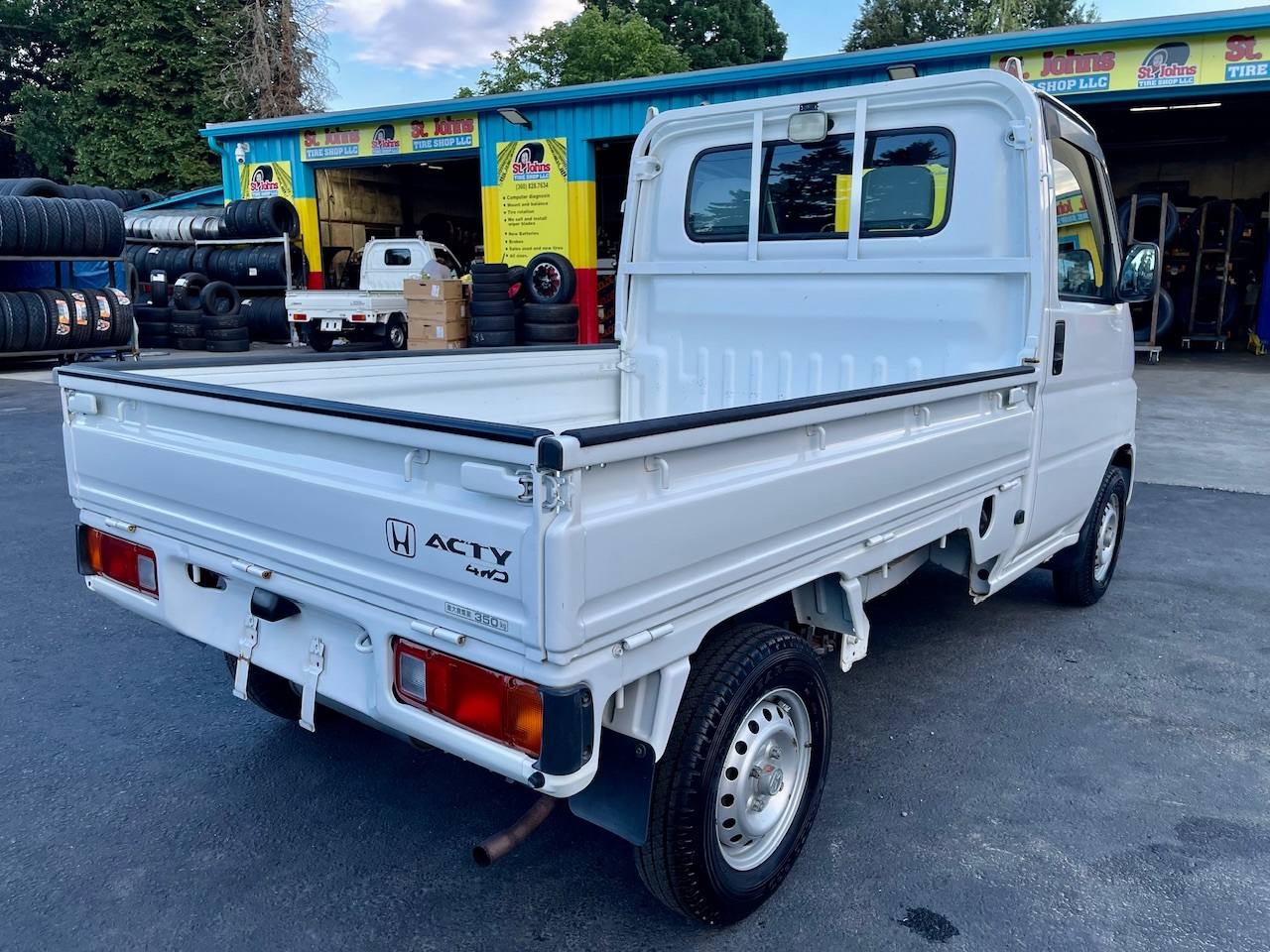 2000 Honda Acty EFI RealTime 4WD, Mid-Engine, PS, Airbag, 5MT