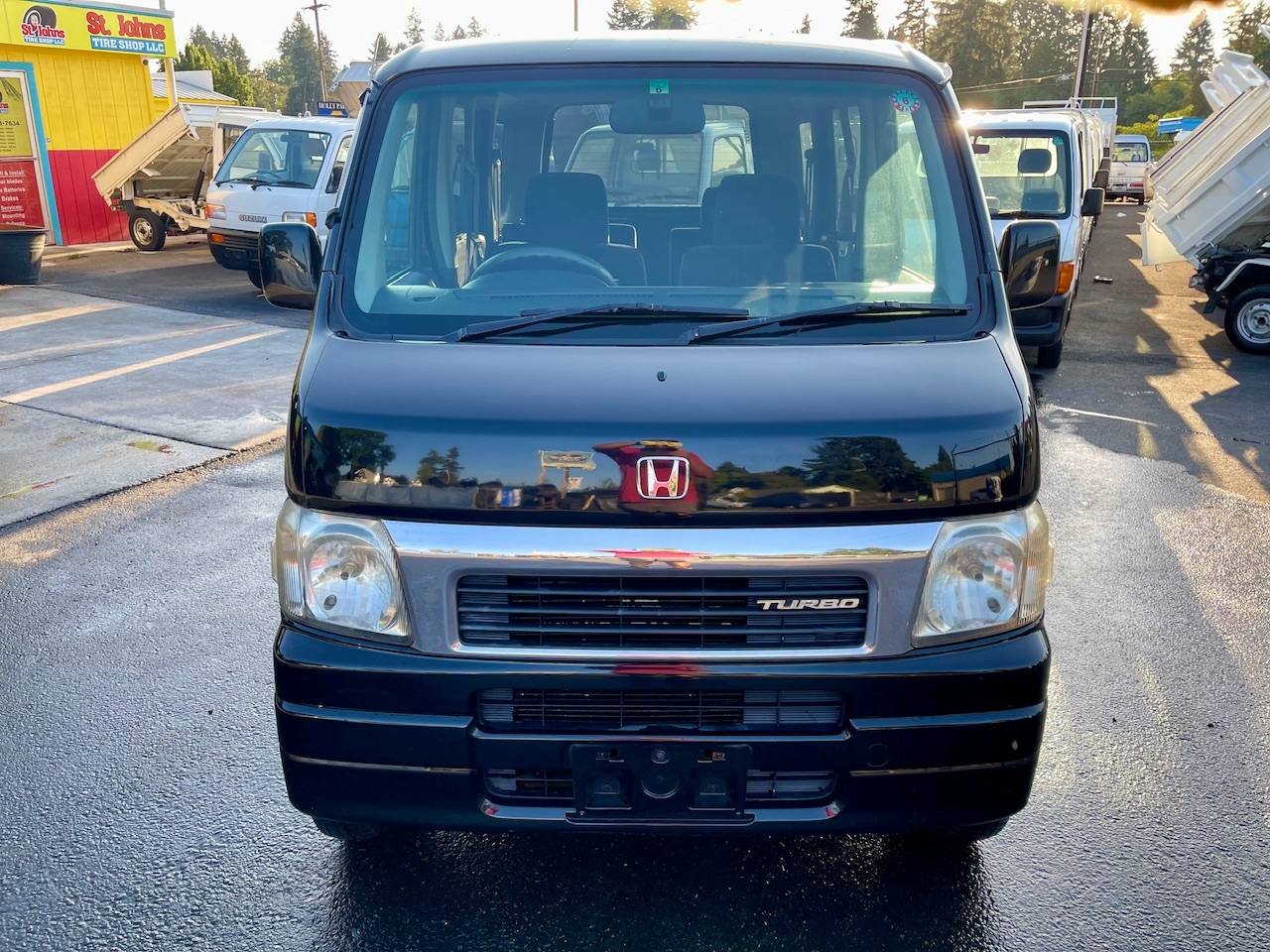 2000 Honda Vamos Turbo Mid-Engine, AC, PS, PW, PL, Airbags Auto