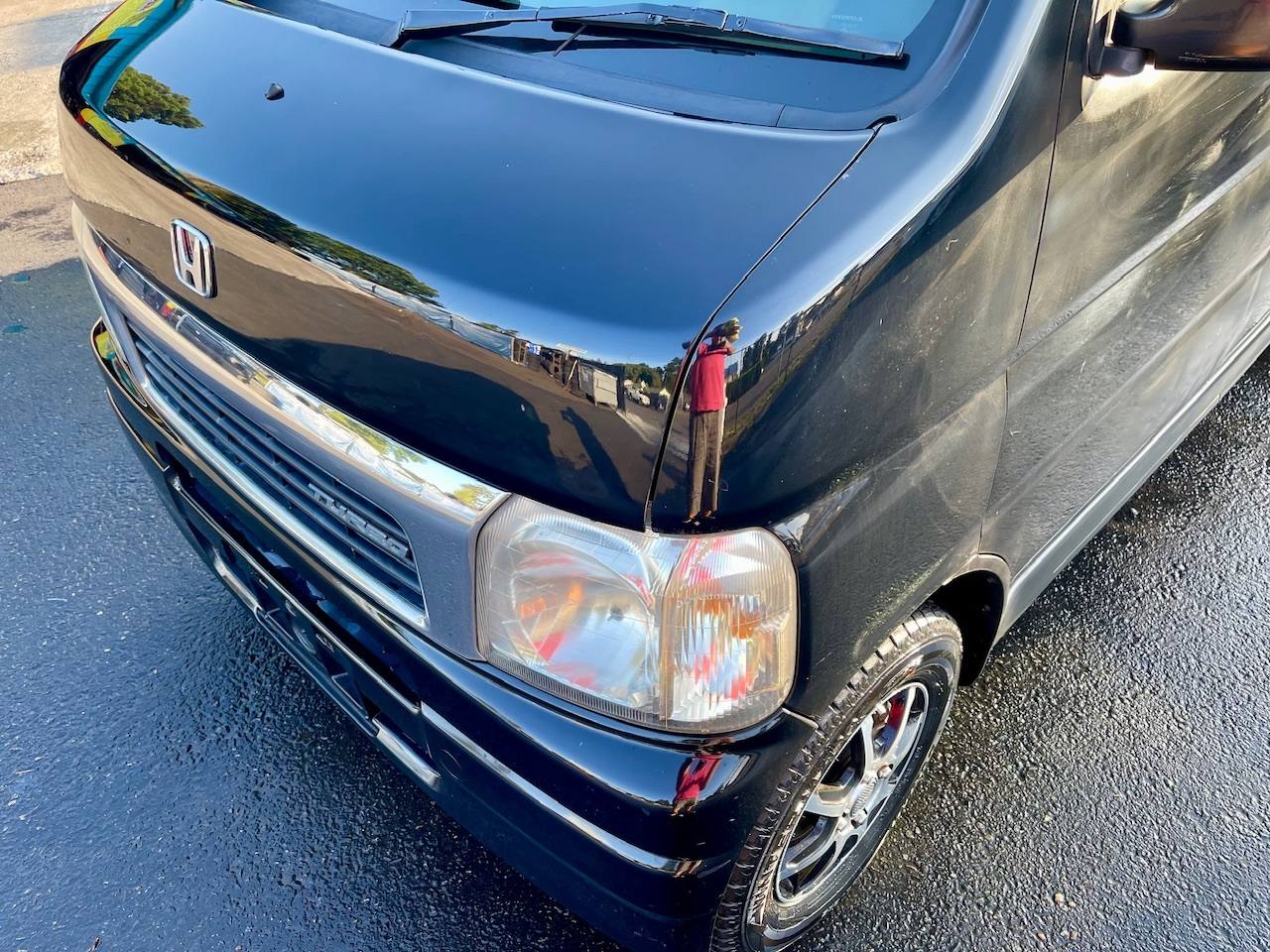 2000 Honda Vamos Turbo Mid-Engine, AC, PS, PW, PL, Airbags Auto