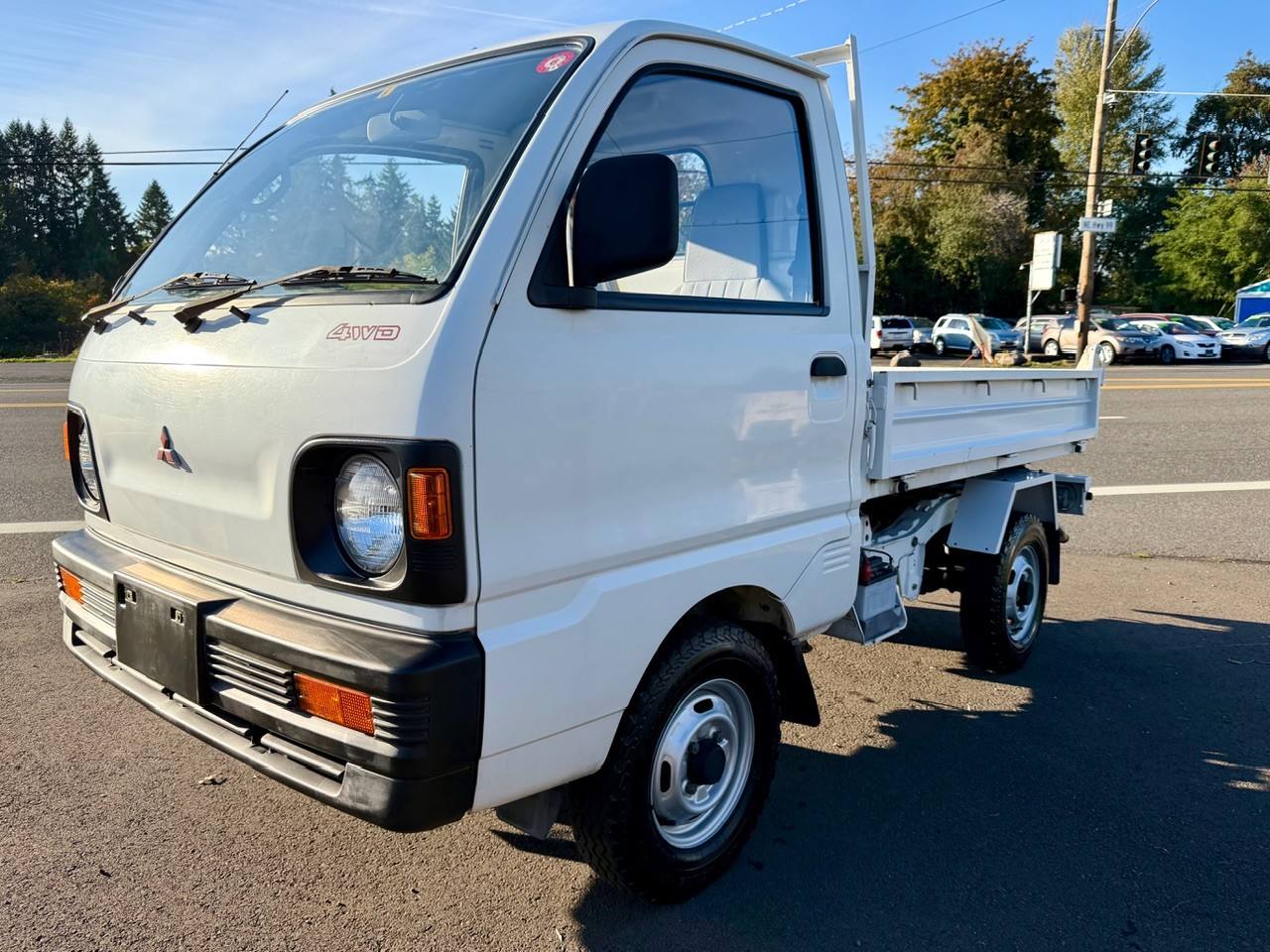 1991 Mitsubishi Minicab PTO HD Dump 4WD, 2Hi-4Hi-4Lo, 4MT, Like New