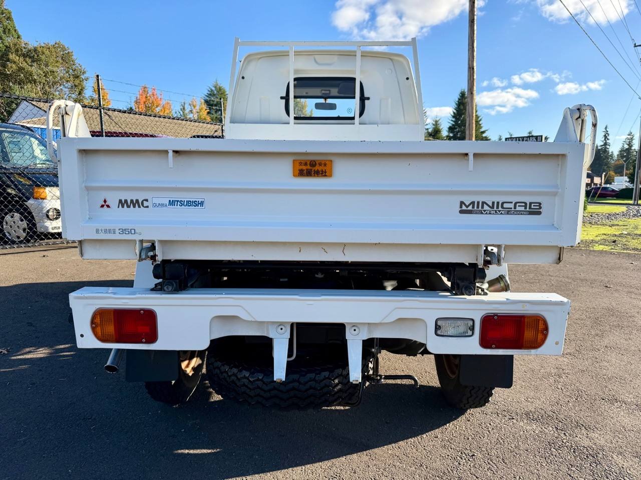 1991 Mitsubishi Minicab PTO HD Dump 4WD, 2Hi-4Hi-4Lo, 4MT, Like New