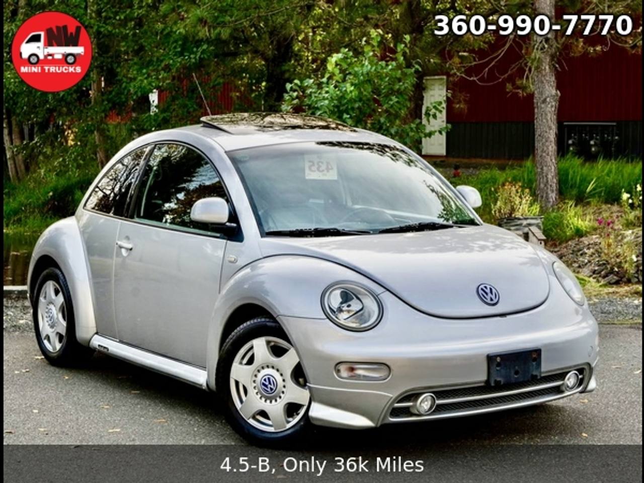 2000 Volkswagon New Beetle FWD, PW, PL, PS, AC, Automatic