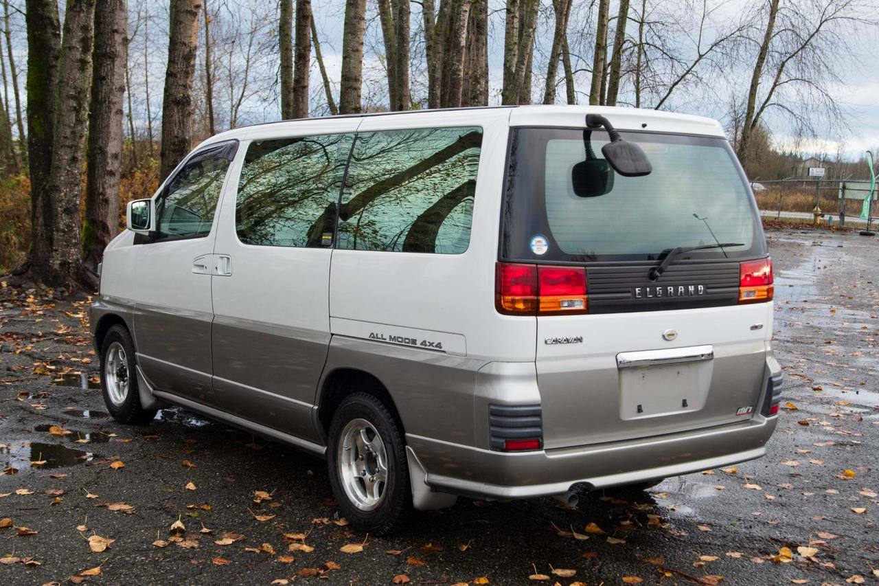 1998 Nissan Elgrand Caravan V 4WD, PW, PL, PS, PM, 8 Pass, Auto
