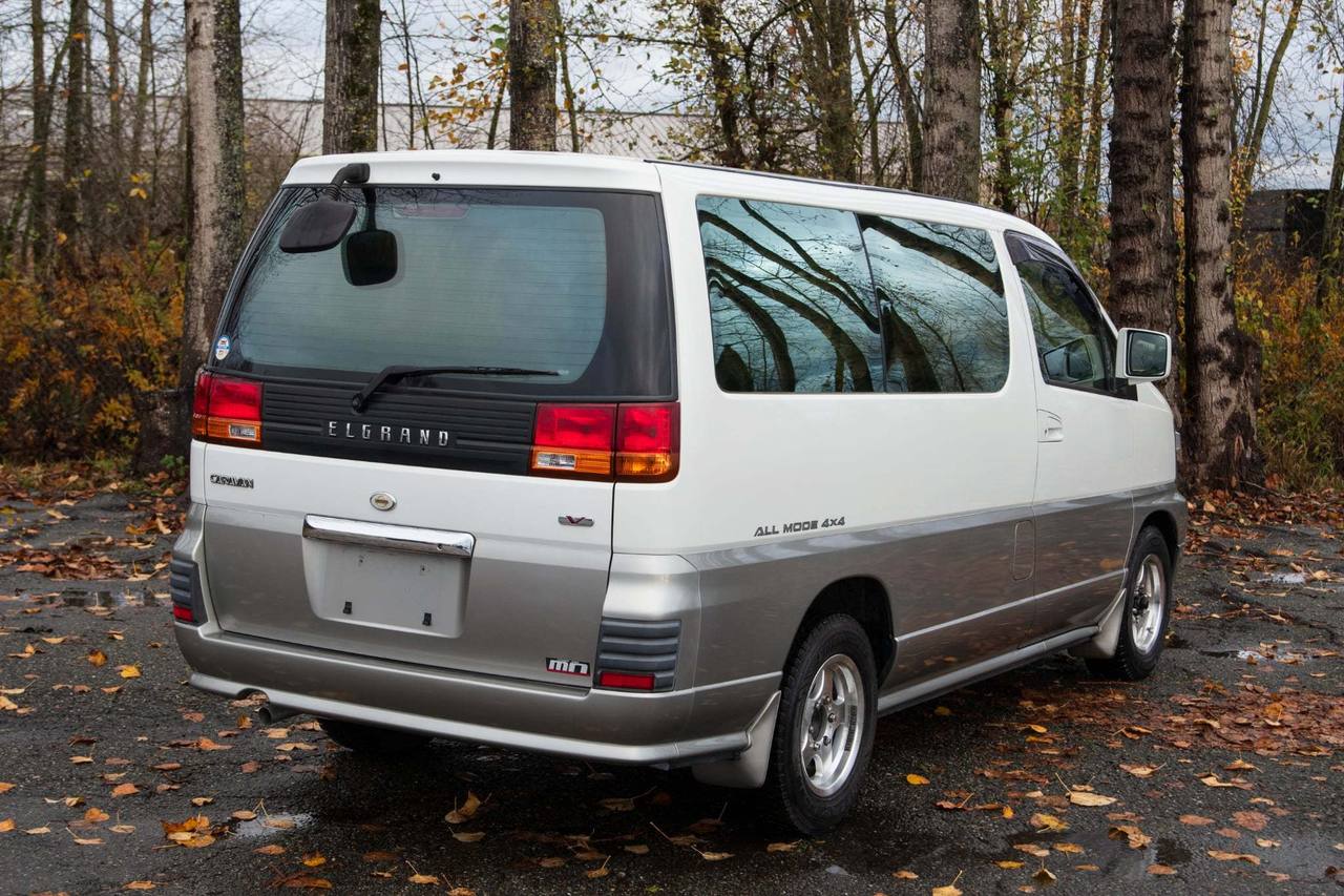 1998 Nissan Elgrand Caravan V 4WD, PW, PL, PS, PM, 8 Pass, Auto