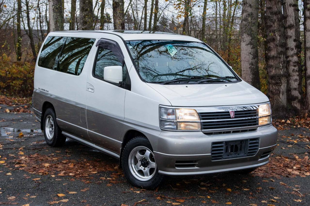 1998 Nissan Elgrand Caravan V 4WD, PW, PL, PS, PM, 8 Pass, Auto