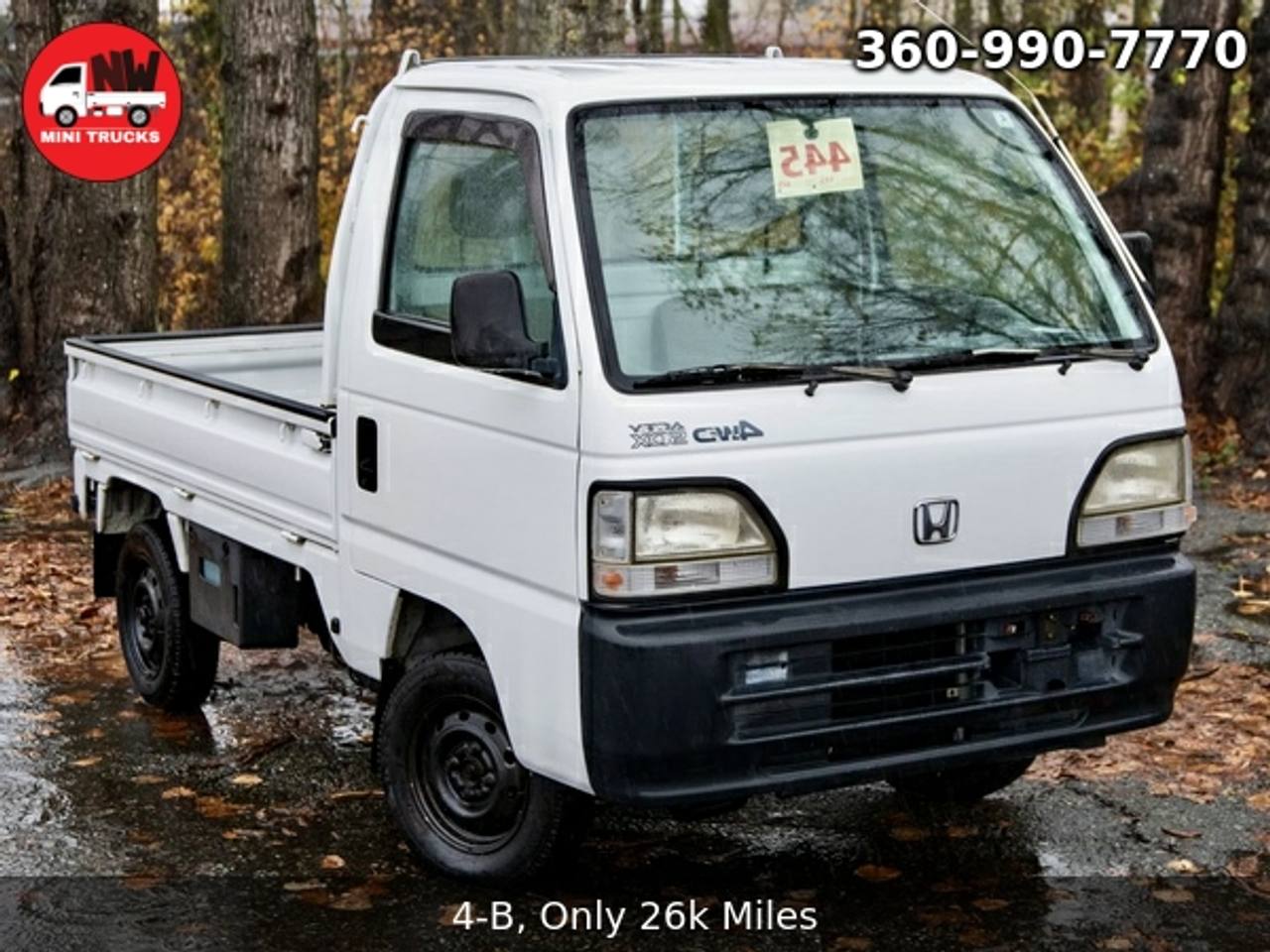 1999 Honda Acty Super Delux RealTime 4WD Mid-Engine, 5MT
