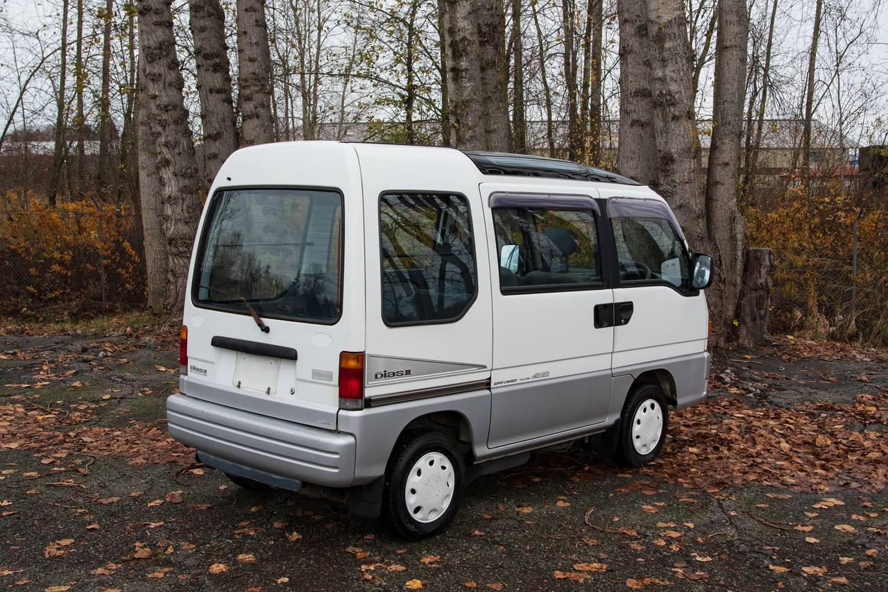 1995 Subaru Sambar Dias Supercharged Glass Roof 4WD, PW, AC, 5MT