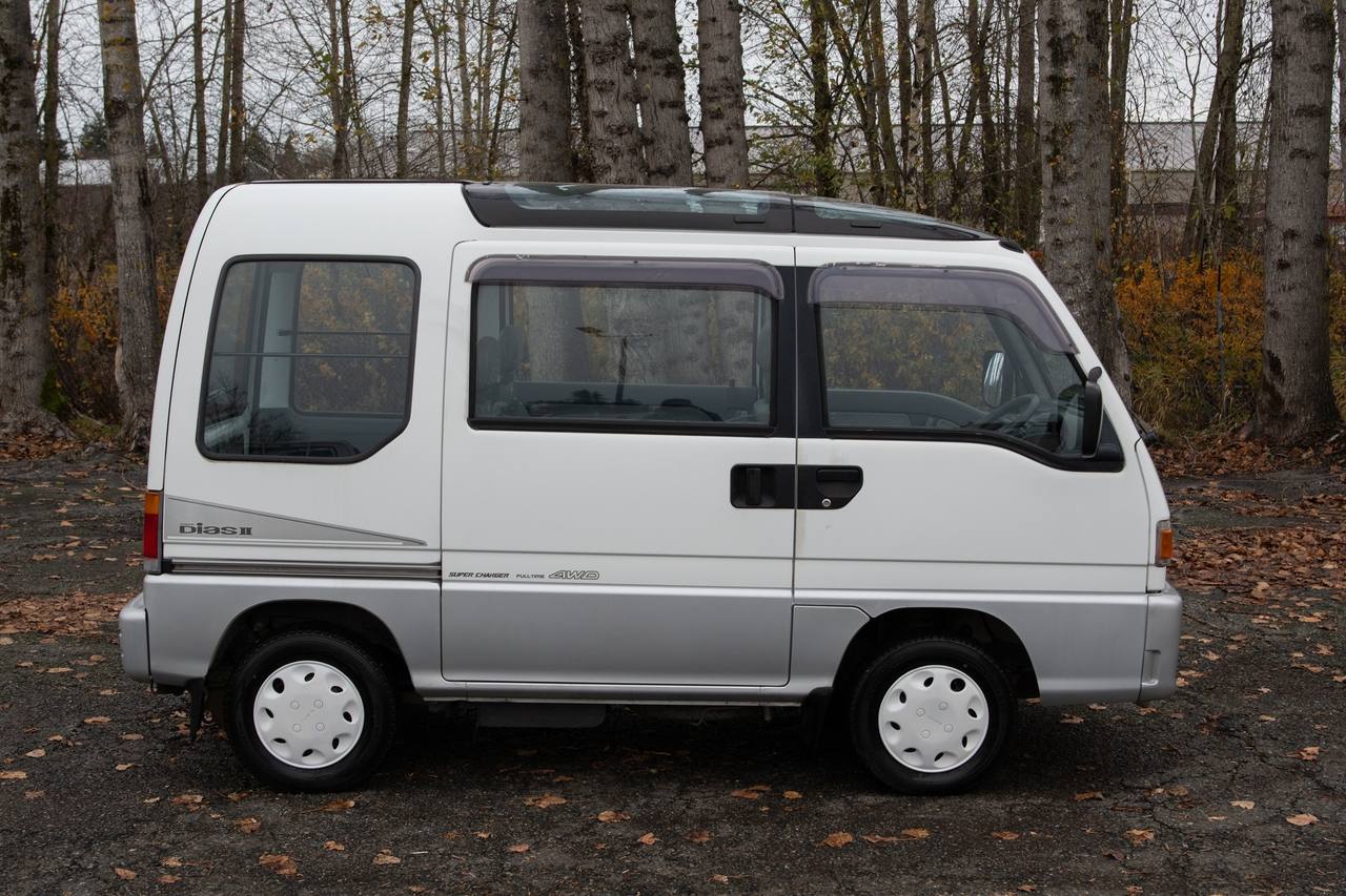 1995 Subaru Sambar Dias Supercharged Glass Roof 4WD, PW, AC, 5MT
