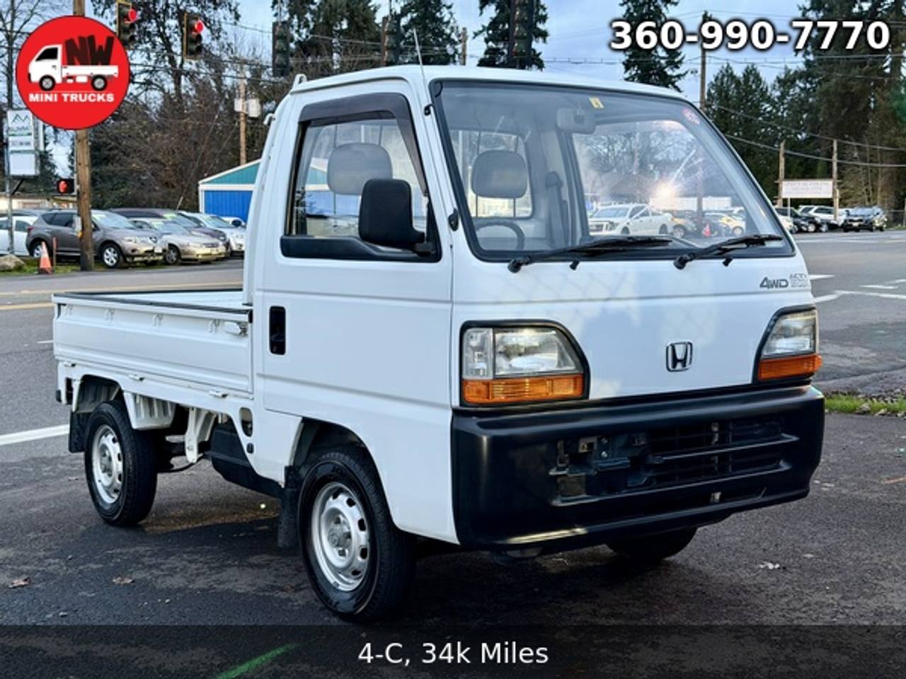 1995 Honda Acty Super Delux RealTime 4WD Mid-Engine, AC, 5MT