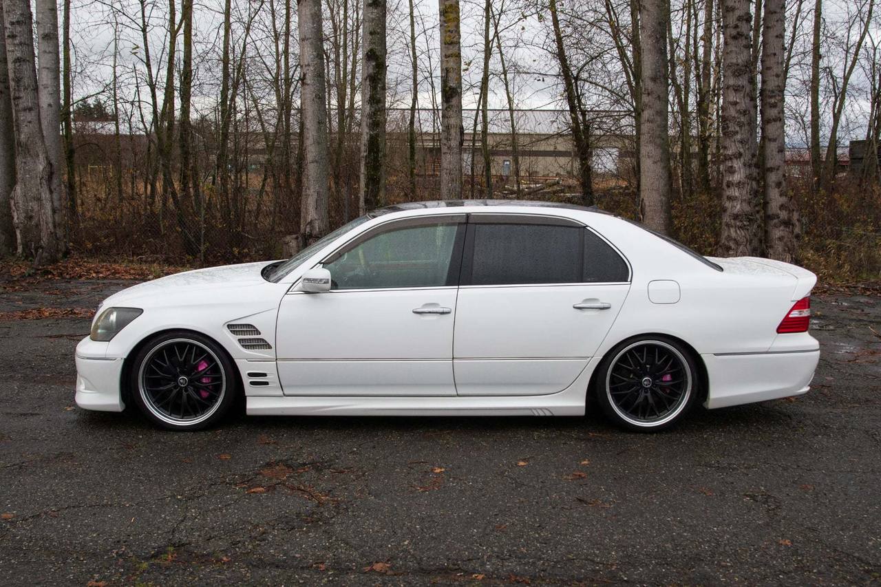 2001 Toyota Celsior VIP Type C WALD Exclusive Aero, 20" BADX Wheels