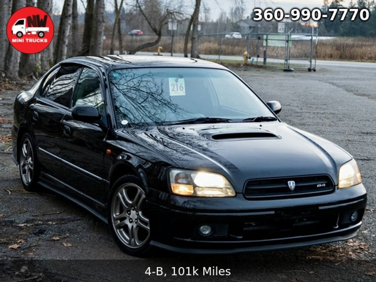 2000 Subaru Legacy B4 RSK Twin Turbo Intercooled 4WD, 5MT