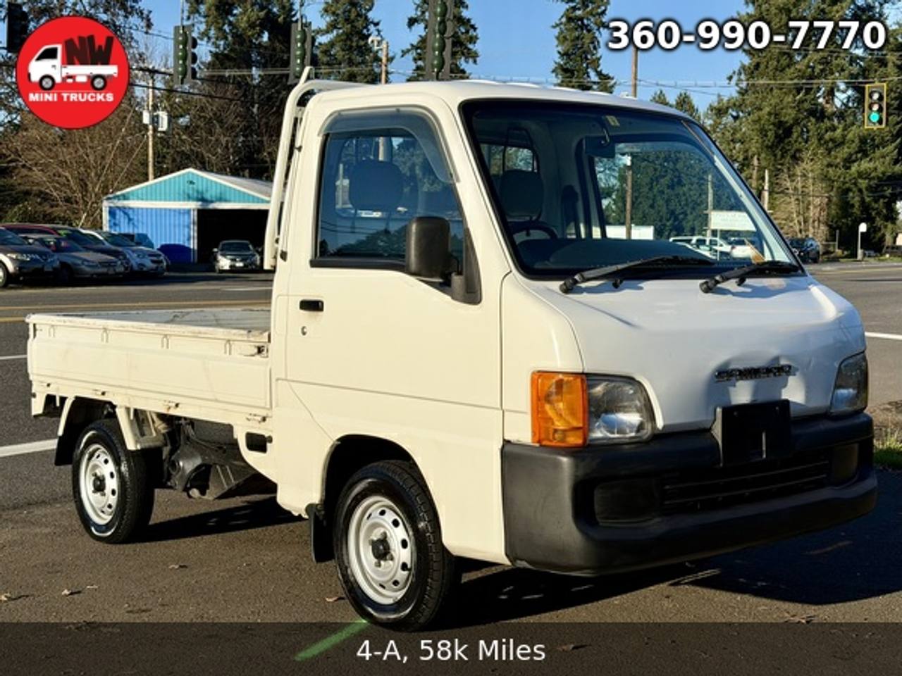 1999 Subaru Sambar EFI 4WD, 2Hi-4Hi, EL Gear, AC, Airbag, 5MT