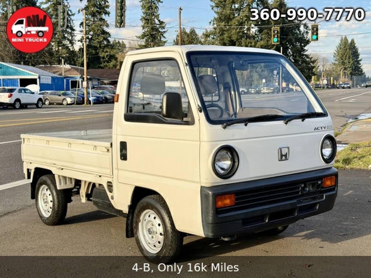 1988 Honda Acty Super Delux Classic 2WD, Mid-Engine, 4MT, Rare!
