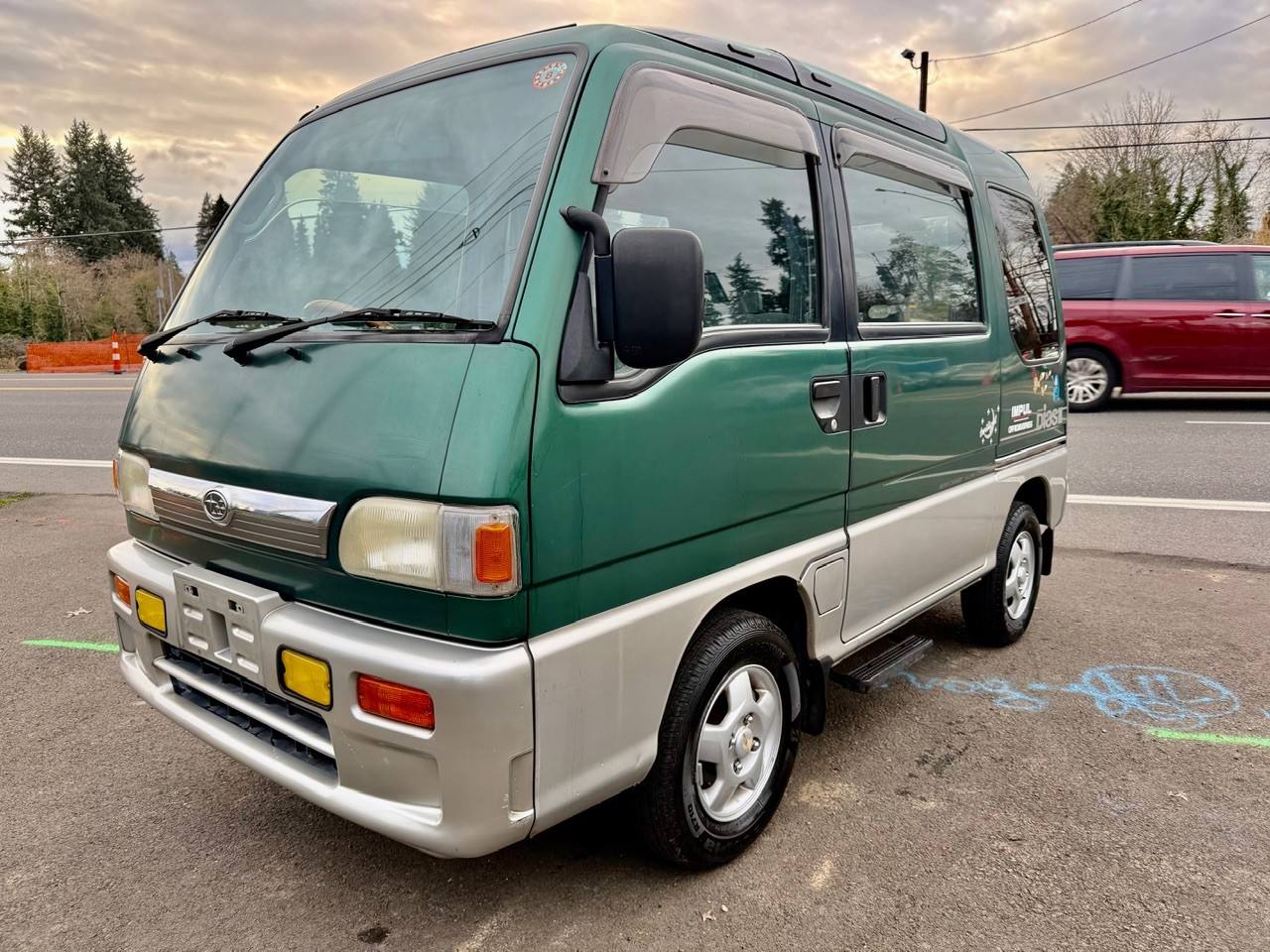 1997 Subaru Sambar EFI Dias Supercharged Glass Roof 4WD, PW, AC, 5MT