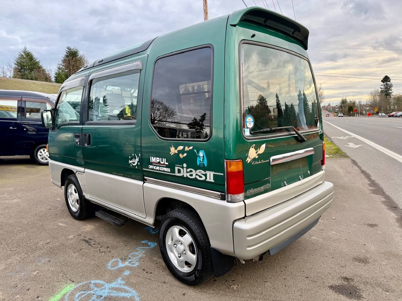 1997 Subaru Sambar EFI Dias Supercharged Glass Roof 4WD, PW, AC, 5MT