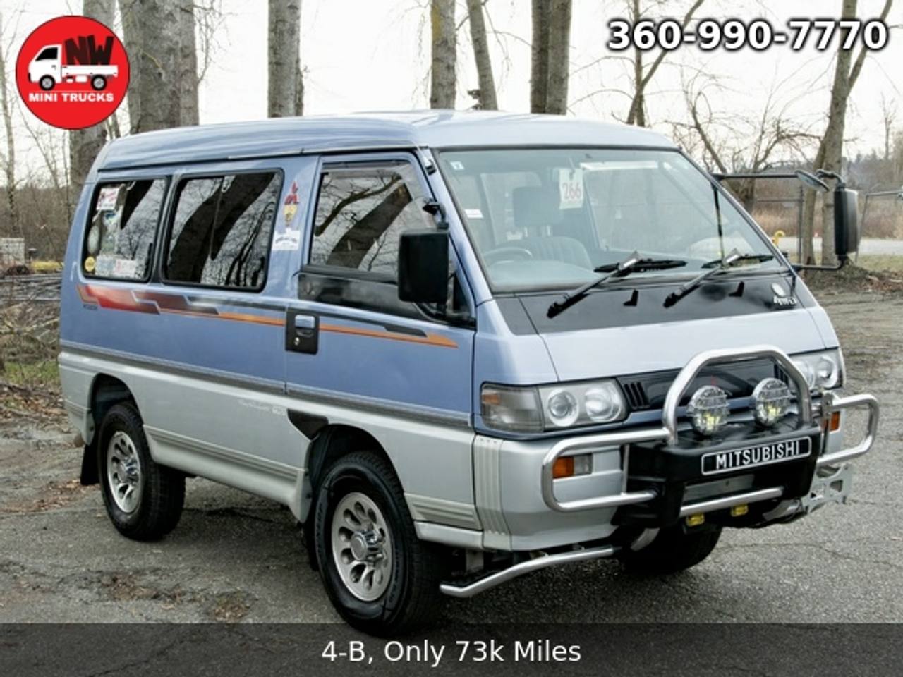 1993 Mitsubishi Delica Turbo Diesel 4WD, PS, PL, PW, Dual AC, 5MT