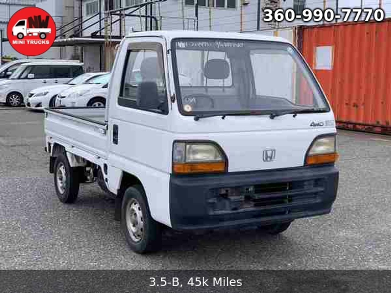 1996 Honda Acty Super Delux RealTime 4WD Mid-Engine, 5MT