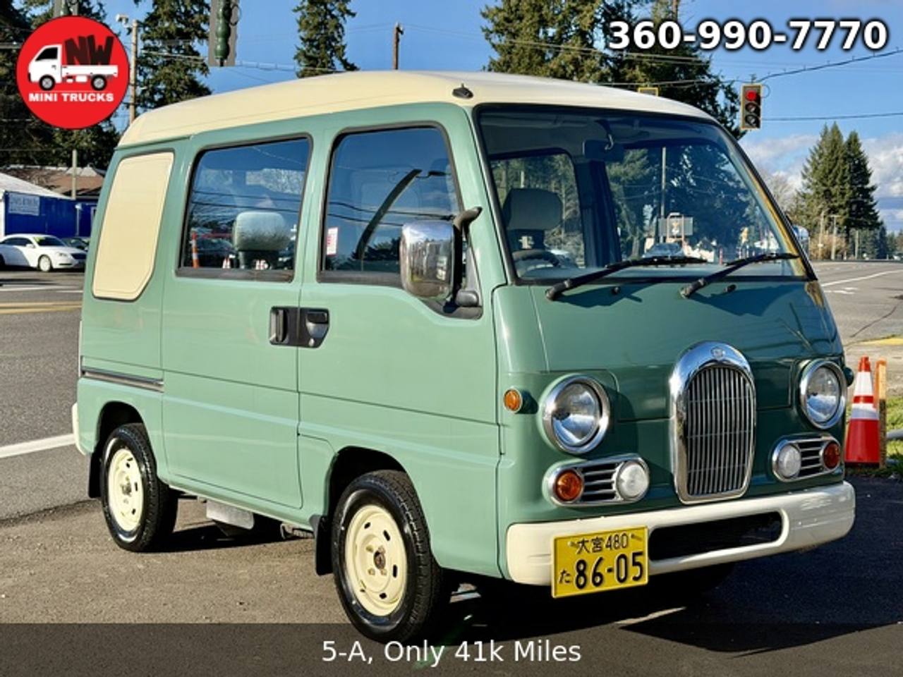 1993 Subaru Sambar Dias Classic  4WD, 2Hi-4Hi, 5MT