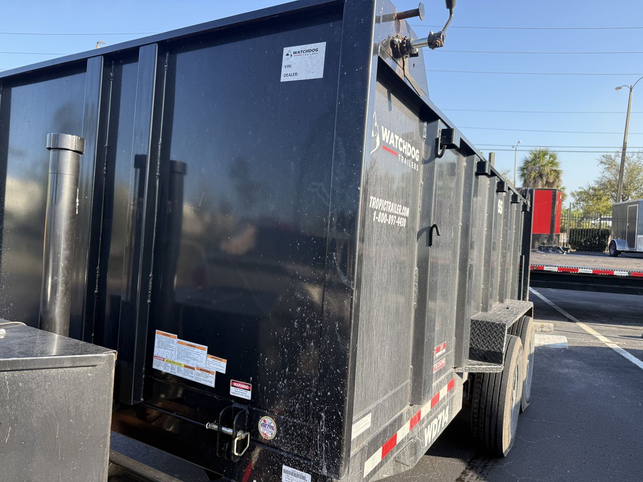 2024 WATCHDOG TRAILERS 7X14TA DUMP POWER DUMP image 3