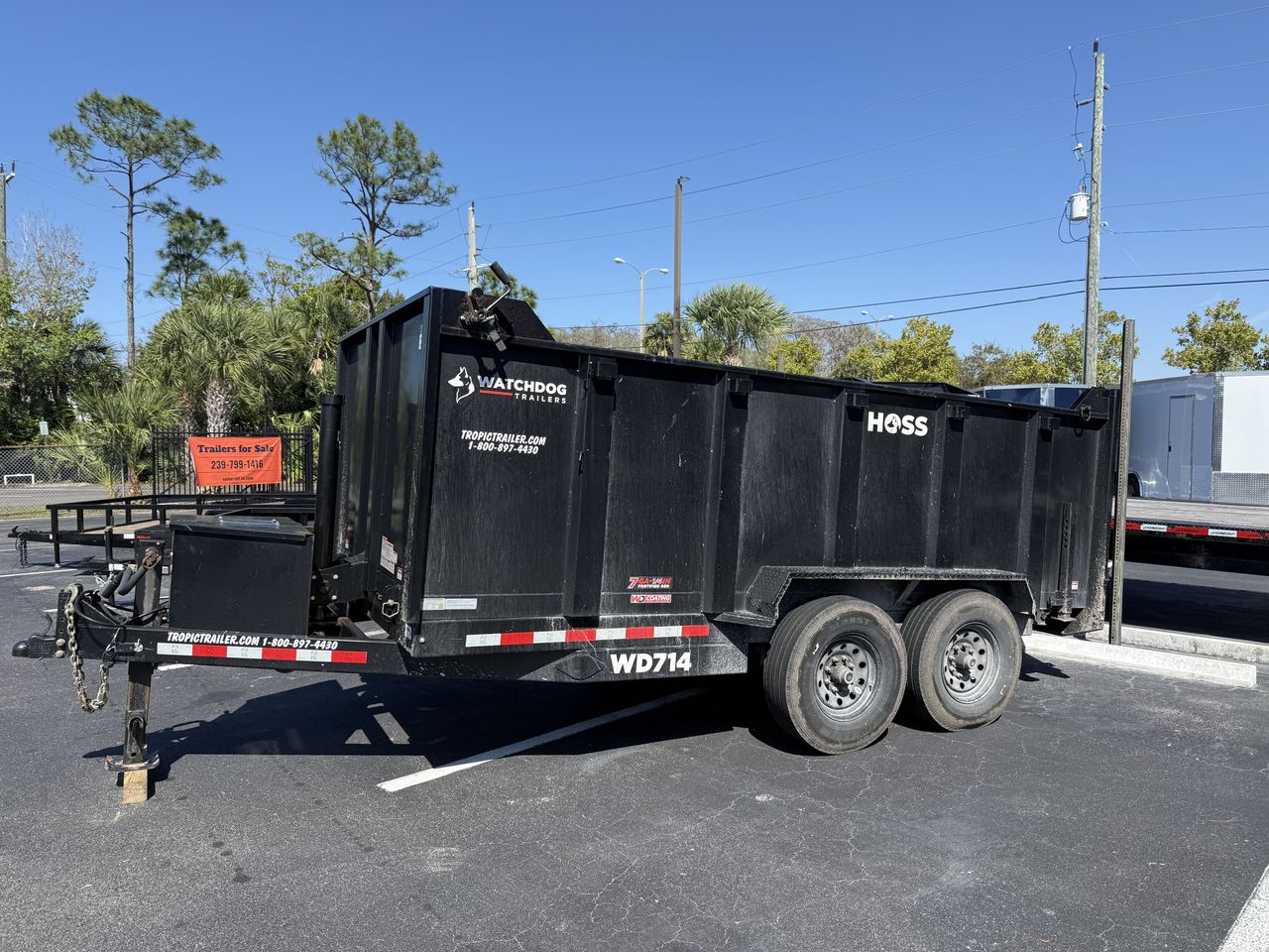 2024 WATCHDOG TRAILERS 7X14TA DUMP POWER DUMP image 4